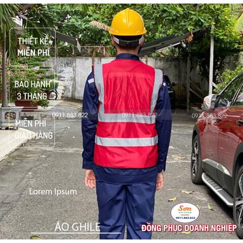 ÁO Ghile Bảo Hộ Lao Động Trí Sơn AG0012
