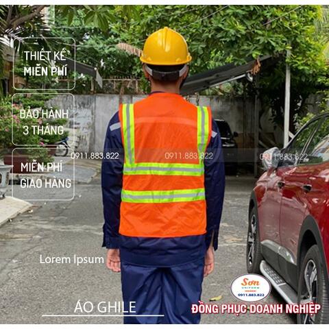 Áo Ghile Bảo Hộ Lao Động Trí Sơn AG0014