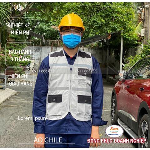 Áo Ghile Bảo Hộ Lao Động Trí Sơn AG0019