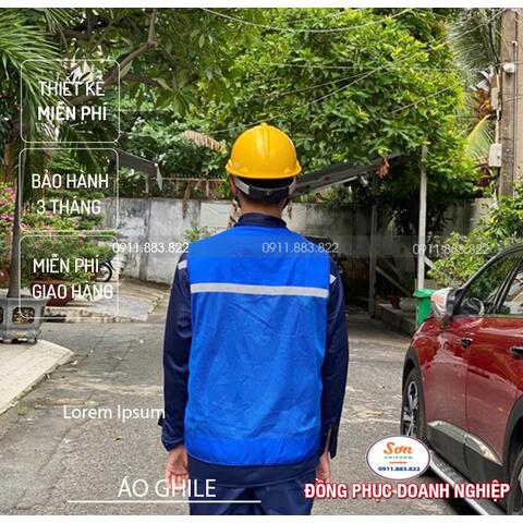 Áo Ghile Bảo Hộ Lao Động Trí Sơn AG0020