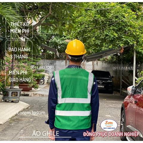 Áo Ghile Bảo Hộ Lao Động Trí Sơn AG0022