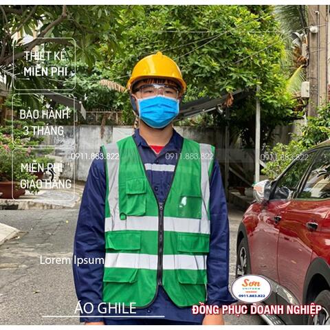 Áo Ghile Bảo Hộ Lao Động Trí Sơn AG0023