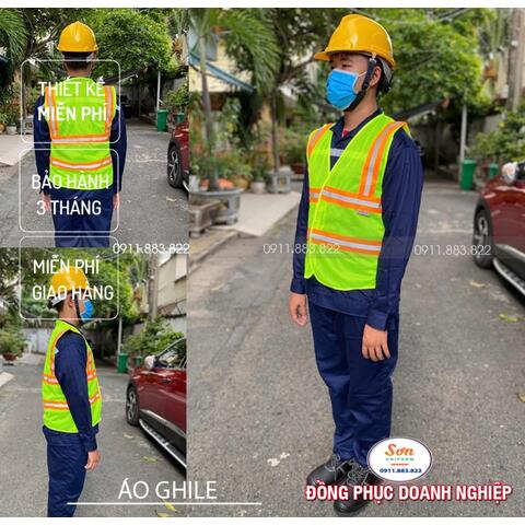 Áo Ghile Bảo Hộ Lao Động Trí Sơn AG0032