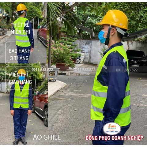 Áo Ghile Bảo Hộ Lao Động Trí Sơn AG0036