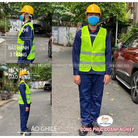 Áo Ghile Bảo Hộ Lao Động Trí Sơn AG0037