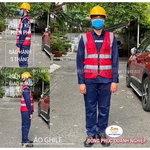 Áo Ghile Bảo Hộ Lao Động Trí Sơn AG0042