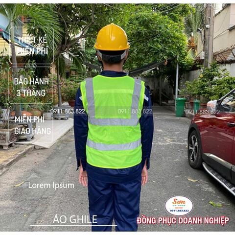 ÁO Ghile Bảo Hộ Lao Động Trí Sơn AG004