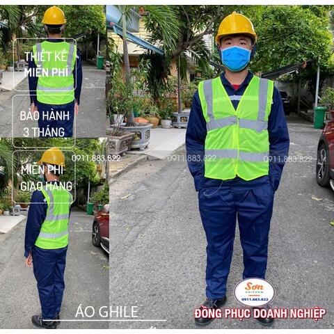 Áo Ghile Bảo Hộ Lao Động Trí Sơn AG0056