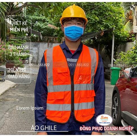 Áo Ghile Bảo Hộ Lao Động Trí Sơn AG0057