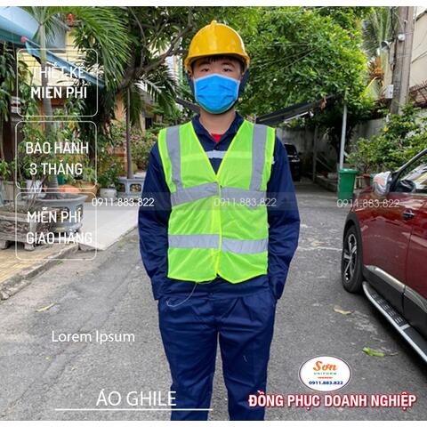 ÁO Ghile Bảo Hộ Lao Động Trí Sơn AG005
