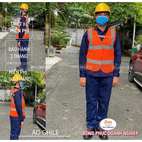 Áo Ghile Bảo Hộ Lao Động Trí Sơn AG0061