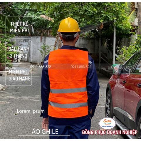 Áo Ghile Bảo Hộ Lao Động Trí Sơn AG0063