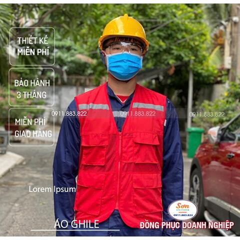 Áo Ghile Bảo Hộ Lao Động Trí Sơn AG0064
