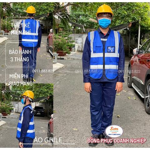 Áo Ghile Bảo Hộ Lao Động Trí Sơn AG0065