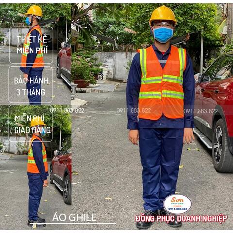 ÁO Ghile Bảo Hộ Lao Động Trí Sơn AG0068