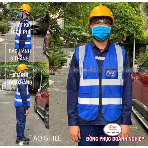 ÁO Ghile Bảo Hộ Lao Động Trí Sơn AG0069