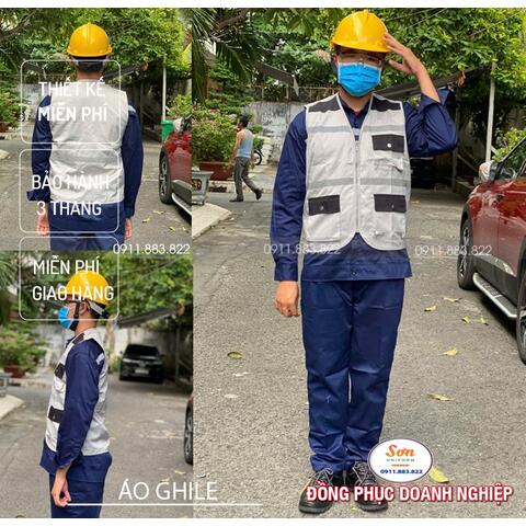 Áo Ghile Bảo Hộ Lao Động Trí Sơn AG0070