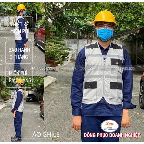 Áo Ghile Bảo Hộ Lao Động Trí Sơn AG0071