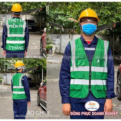 Áo Ghile Bảo Hộ Lao Động Trí Sơn AG0074