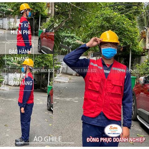 Áo Ghile Bảo Hộ Lao Động Trí Sơn AG0076