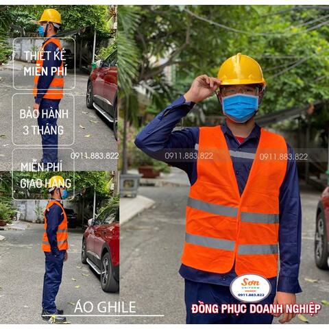 Áo Ghile Bảo Hộ Lao Động Trí Sơn AG0079