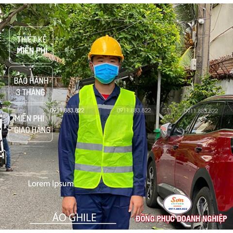 ÁO Ghile Bảo Hộ Lao Động Trí Sơn AG007