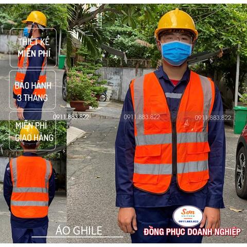 Áo Ghile Bảo Hộ Lao Động Trí Sơn AG0081