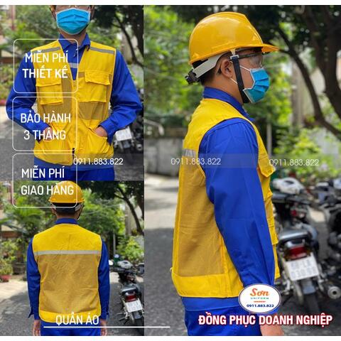 Áo Ghile Bảo Hộ Lao Động Trí Sơn AG0087
