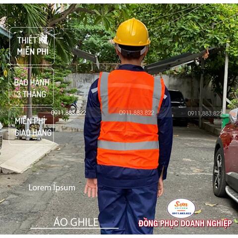 ÁO Ghile Bảo Hộ Lao Động Trí Sơn AG008