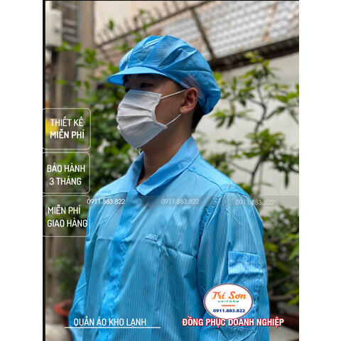 Quần Áo Phòng Sạch Dài Tay PSTS006