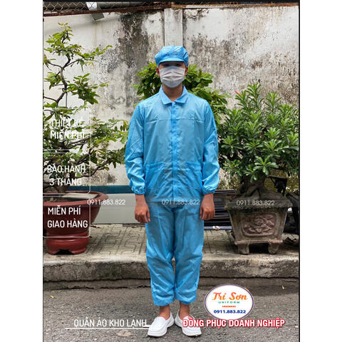 Quần Áo Phòng Sạch Dài Tay PSTS007