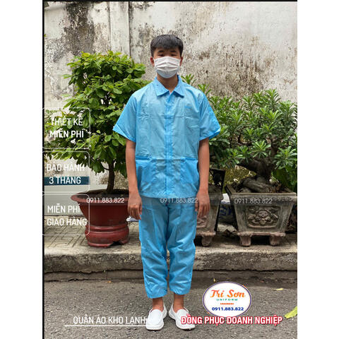 Quần Áo Phòng Sạch Ngắn Tay PSTS0017