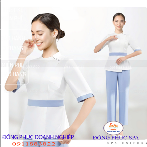 Đồng Phục Spa-Đồng Phục Thẩm Mĩ Viện TS0012
