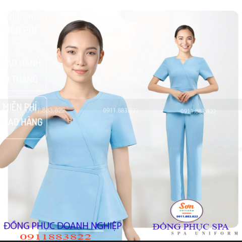 Đồng Phục Spa-Đồng Phục Thẩm Mĩ Viện TS0013