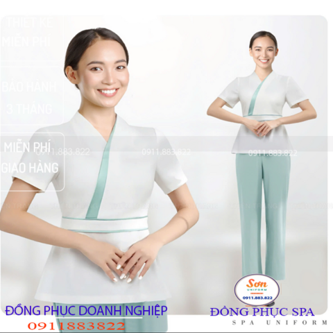 Đồng Phục Spa-Đồng Phục Thẩm Mĩ Viện TS0016