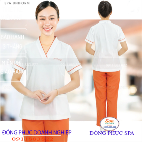 Đồng Phục Spa-Đồng Phục Thẩm Mĩ Viện TS003