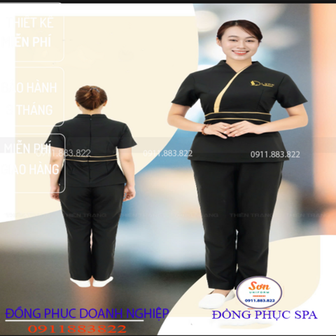 Đồng Phục Spa-Đồng Phục Thẩm Mĩ Viện TS006