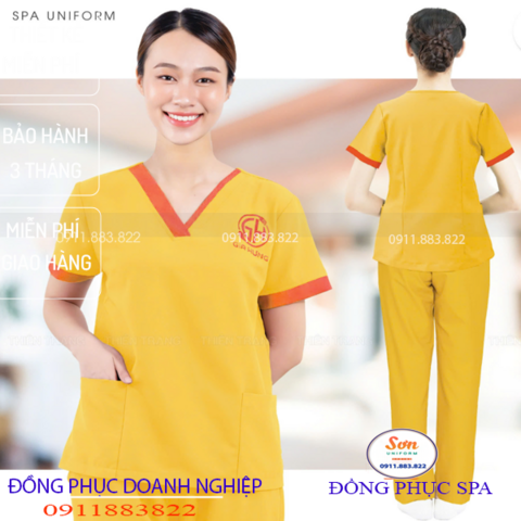Đồng Phục Spa-Đồng Phục Thẩm Mĩ Viện TS005