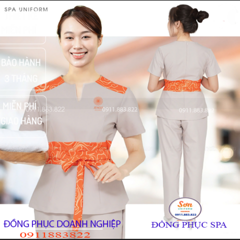Đồng Phục Spa-Đồng Phục Thẩm Mĩ Viện TS0017