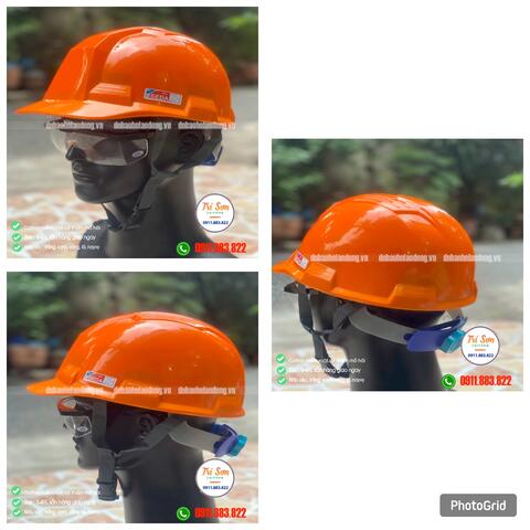Mũ Bảo Hộ Lao Động SEDA Hàn Quốc Nhập Khẩu Màu Cam MBHLD001